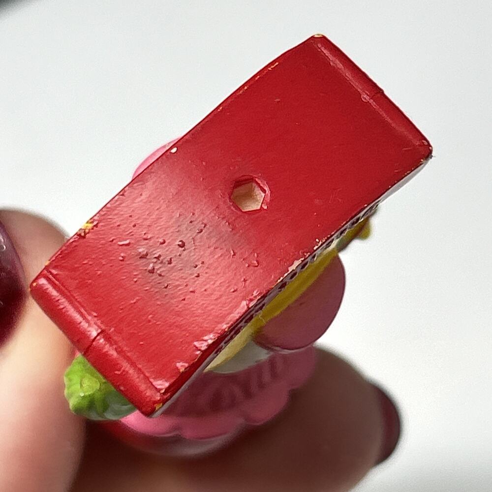 Vintage 1982 Strawberry Shortcake Jelly Bear Figure Kenner PVC Toy Butter Cookie - Picture 5 of 5
